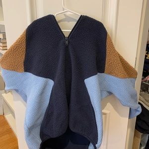 American Eagle Fuzzy sherpa pullover quarter zip